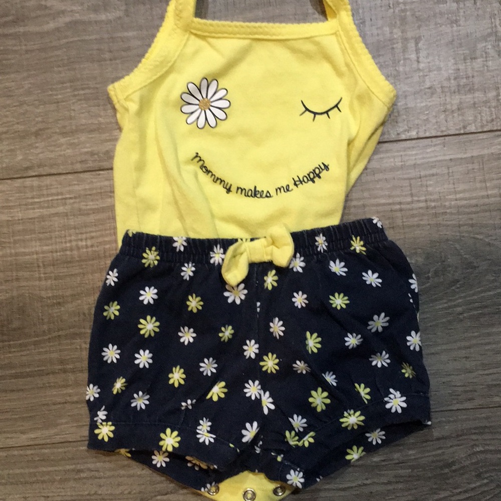 Matching Onsie And Shorts